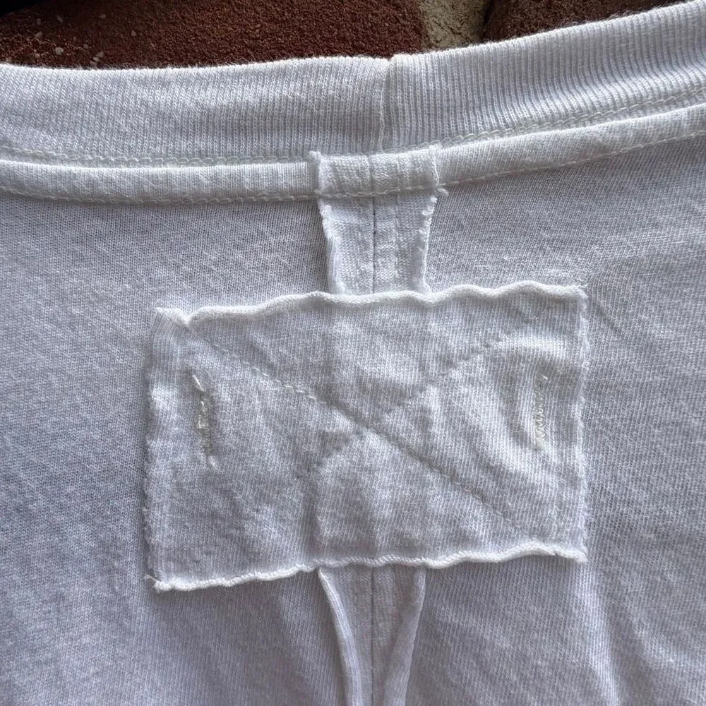 Free People X We The Free Perfect Oversized Tee shirt White XL NEW